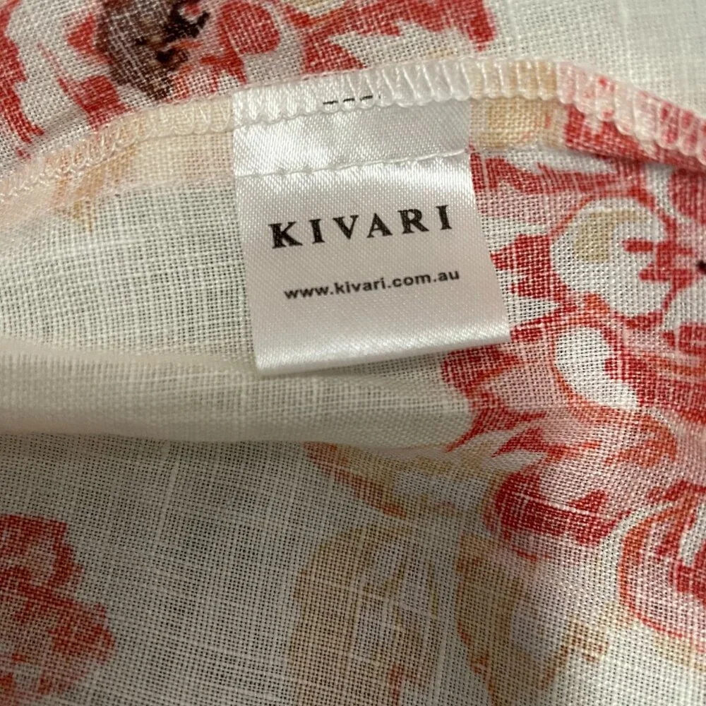 Kivari Florence Tiered Midi Skirt in Sunset Floral - Picture 7 of 8